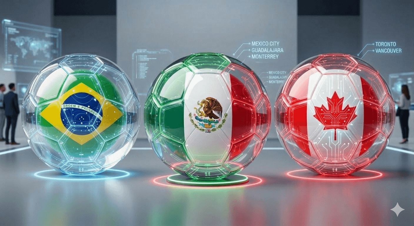 Sedes do México e Canadá Copa 2026
