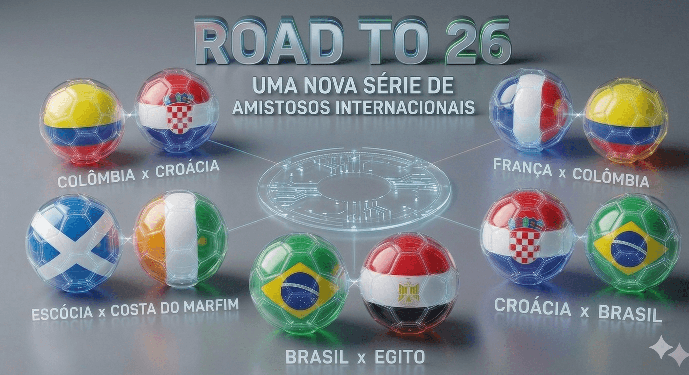 Estádios da série Road to 26 preparados para receber seleções mundiais