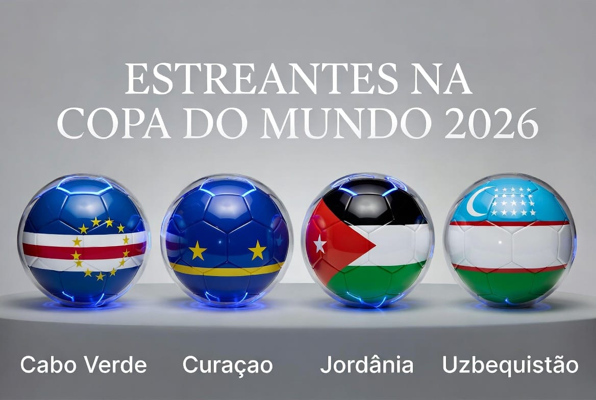 Cabo Verde, Curaçao, Jordânia e Uzbequistão: as 4 seleções estreantes na Copa 2026