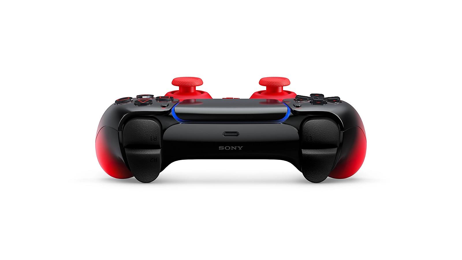 Controle DualSense Techno Red para PlayStation 5 - HYPERPOP Collection vista traseira